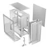Modecom Volcano Expanse S telaio per PC Midi Tower, ATX/micro-ATX/mini-ITX, vetro temperato, USB-C, scheda video fino a 430 mm, bianco