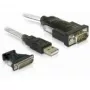 Adattatore Delock USB 2.0 Type-A > 1 x seriale DB9 RS-232 + adattatore DB25 (61308)