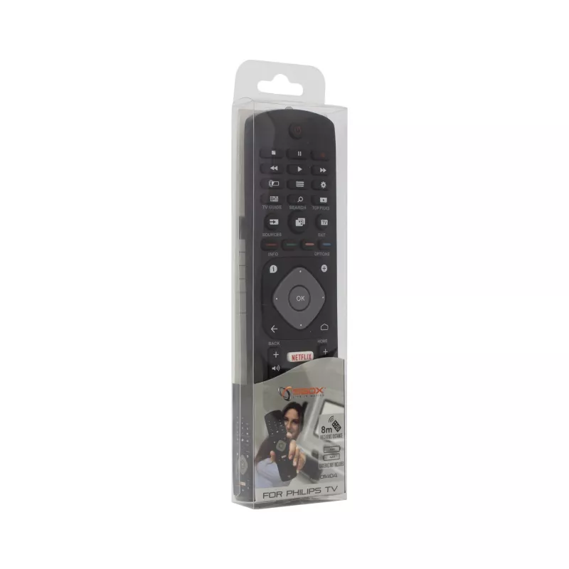 Telecomando universale SBOX RC-01404 per televisori Philips — telecomando sostitutivo compatibile