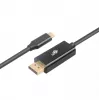 Cavo USB-C a DisplayPort TB AKTBXVDUSBCDP2B 2 m – nero