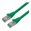 ROLINE RM Patchkabel Cat.6A S/FTP (PiMF), verde, 0,3 m