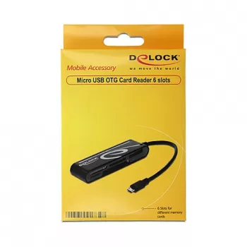 Lettore di schede DeLOCK 91732 USB 2.0 nero