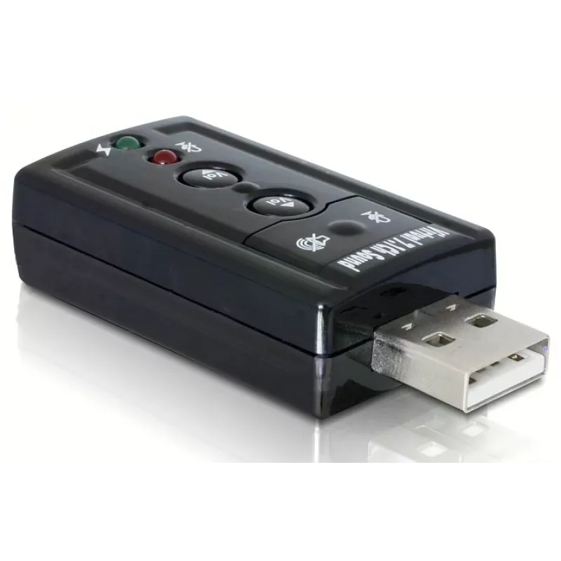 DeLOCK Adattatore audio USB 7.1 - Scheda audio - Stereo - USB (61645)