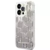 Karl Lagerfeld KLHCP14XLMNMS iPhone 14 Pro Max 6.7 hardcase argento / argento Liquid Glitter Monogram