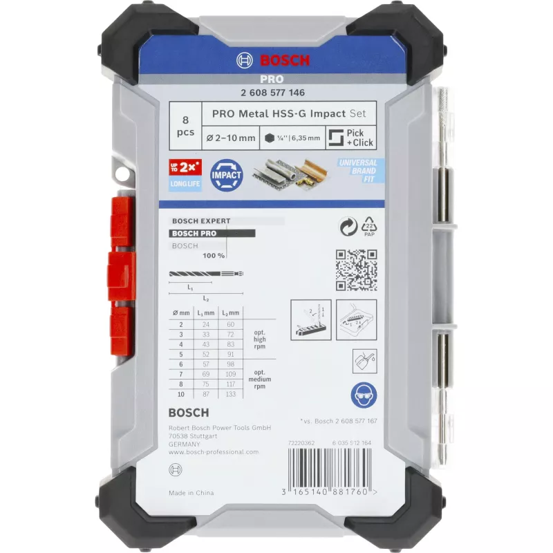Set punte elicoidali Bosch 2608577146
