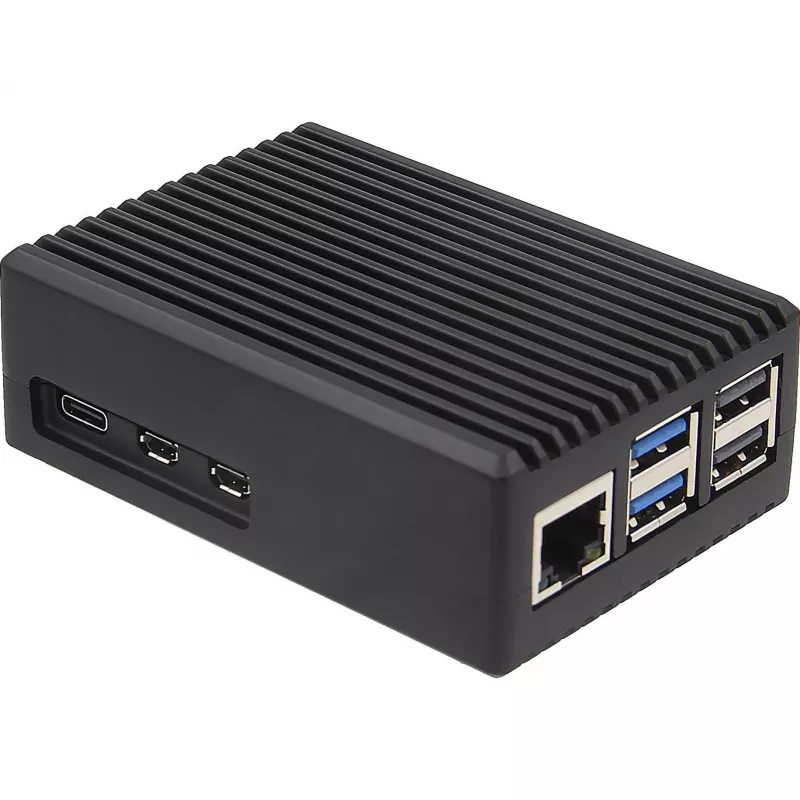 INTER-TECH case per Raspberry Pi 5 — ODS-739 design compatto