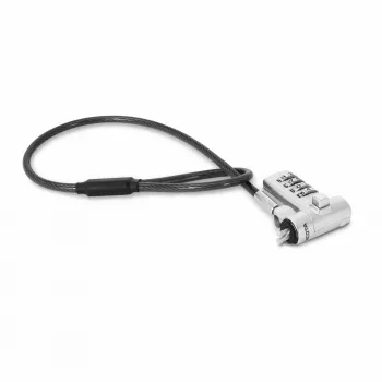 Lucchetto per cavo DICOTA D32050 argento 0,3 m con combinazione numerica