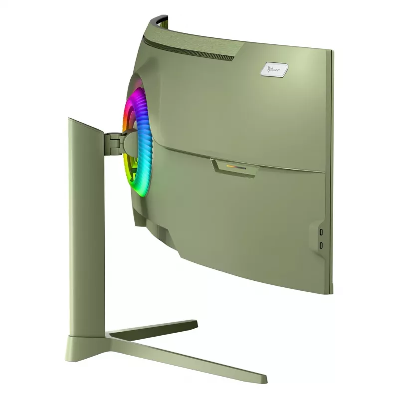 Monitor per computer curvo Arozzi Nova 49 pollici (124,5 cm) Dual QHD 5120×1440 LED VA, 4 ms, verde