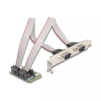 Adattatore interno RS-232 Mini PCI Express DeLOCK 95276 verde