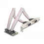 Adattatore interno RS-232 Mini PCI Express DeLOCK 95276 verde