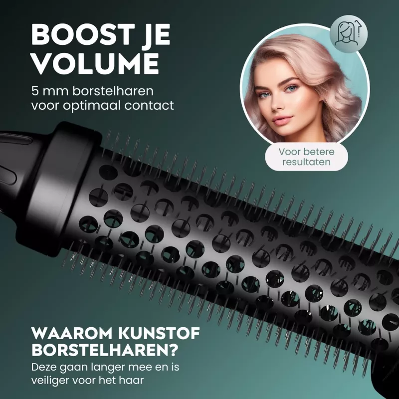 Spazzola termica Revamp BR-1300A-EU Ceramic Ionic 30mm – spazzola styling riscaldata per capelli