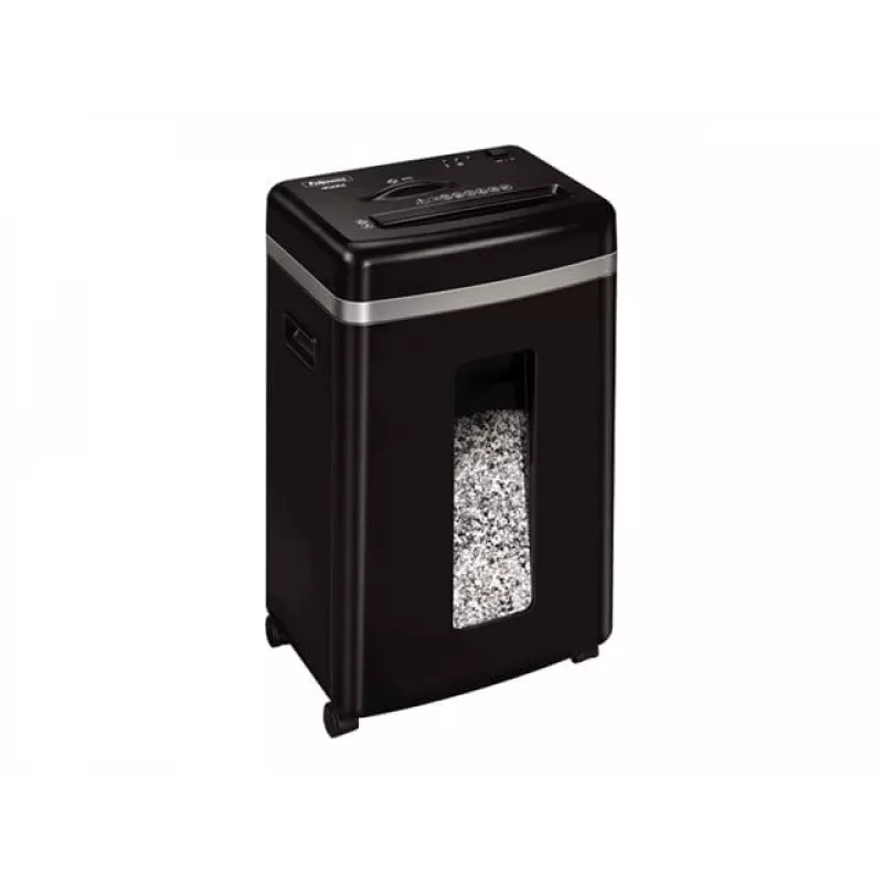 Distruggidocumenti Fellowes Powershred 450M micro-cut, capacità 9 fogli, 2 x 12 mm, contenitore da 22 litri, nero