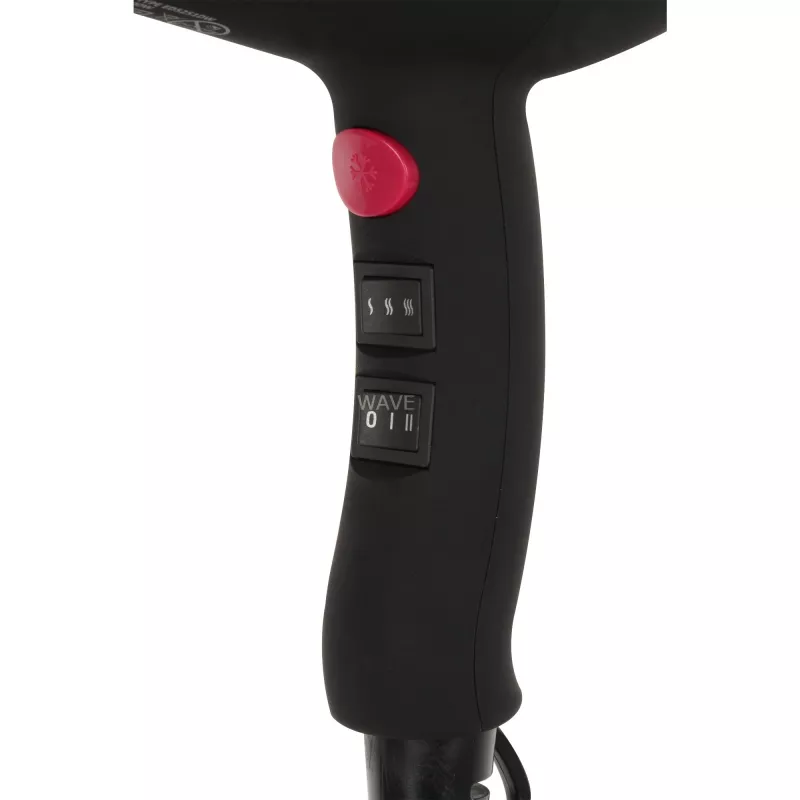 Asciugacapelli REVLON RVDR5251E 2000 W, ionico, 3 livelli di calore, 2 velocità, Cool Shot — Nero/Rosa