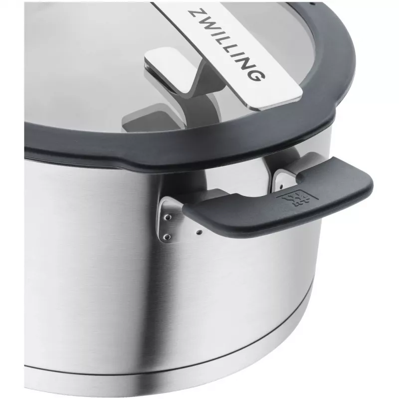 ZWILLING SIMPLIFY 66870-004-0 set di pentole acciaio inox 4 pz. argento nero