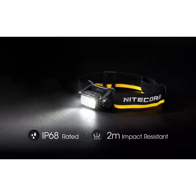 Torcia frontale Nitecore NU40 nero LED 2 lampade IP68
