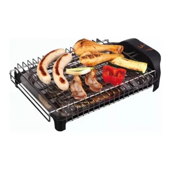 Griglia elettrica JATA BQ101 barbecue da esterno 2400 W nero
