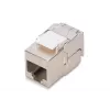 Modulo keystone Digitus CAT 6A RJ-45 schermato argento 1 pz.
