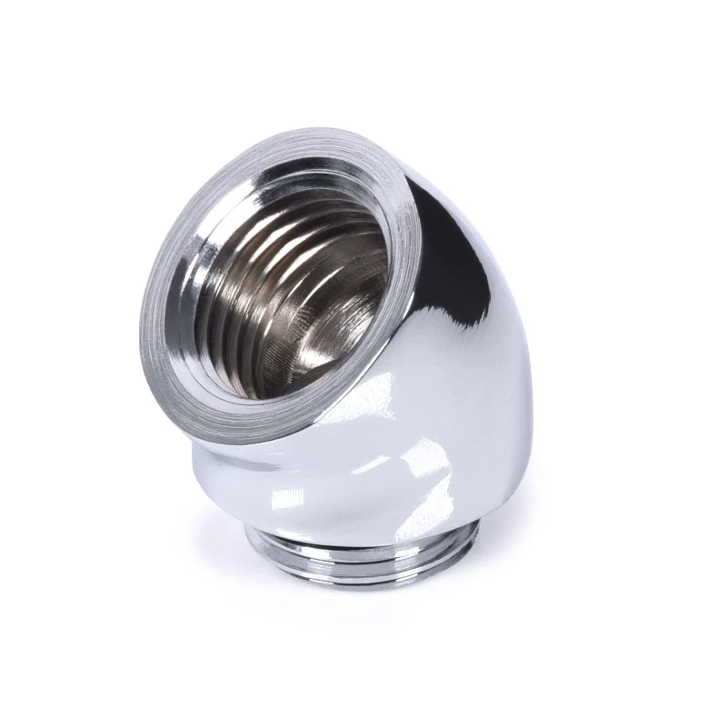 Connettore per tubi Alphacool 17591 cromo filettatura 1/4 di pollice
