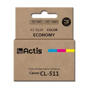 Actis KC-511R inchiostro (sostituto di Canon CL-511; Standard; 12 ml; colore: ciano, magenta, giallo)