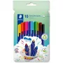 Penna a feltro Staedtler 323 C10 — colori assortiti, 10 colori, punta 1 mm