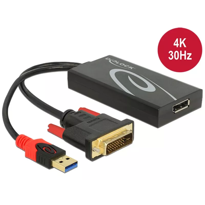 Cavo DVI 24+1 + USB-A/DisplayPort 20p DeLOCK 62596