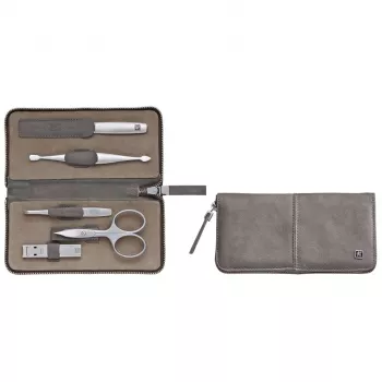 ZWILLING 97445-005-0 Set regalo manicure-pedilizia acciaio inox tortora 5 accessori