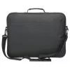 Manhattan Cambridge borsa per laptop 17,3 pollici, design clamshell, nero, LOW COST, scomparto accessori, scomparto documenti sul retro, tracolla (rimovibile), compatibile Targus CN418EU, borsa per notebook, tre anni di garanzia