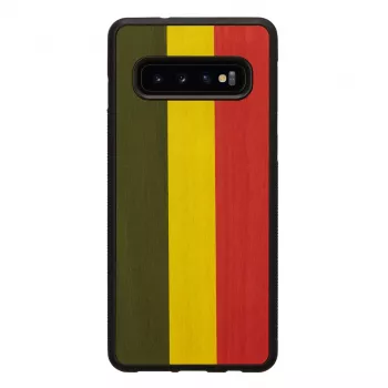 Custodia per smartphone man and wood per Galaxy S10 — reggae nero custodia protettiva