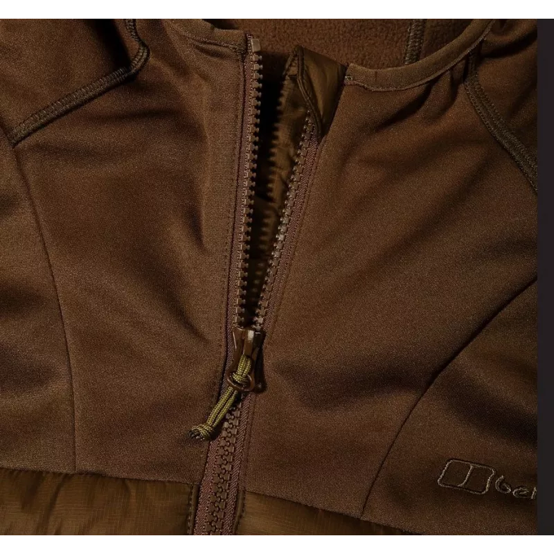 Giacca ibrida con cappuccio Berghaus uomo taglia M marrone
