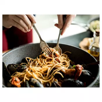 Wok Ballarini 75002-815-0 rotondo antracite 30 cm, alluminio, rivestimento antiaderente granito/titanio a 6 strati