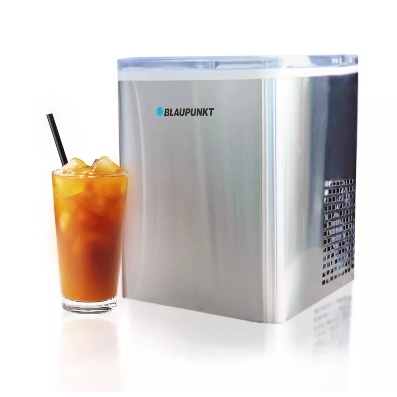 Macchina per ghiaccio BLAUPUNKT IMB301 — compatta da tavolo, produzione automatica di ghiaccio