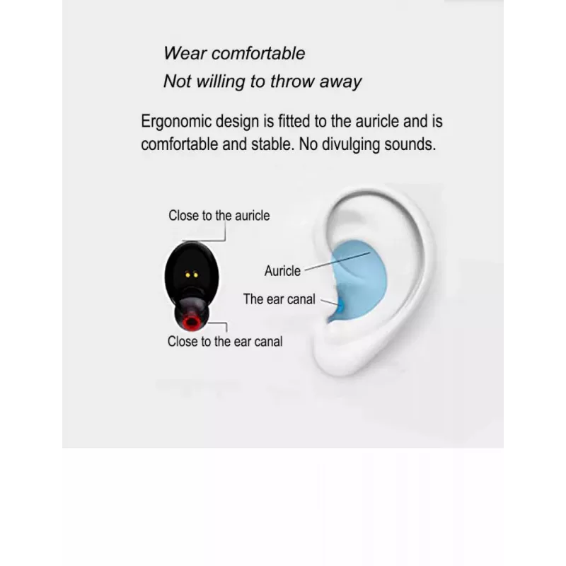 Auricolari V.Silencer Ture Wireless Earbuds nero/rosso