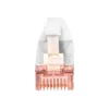 Digitus DK-1624-100S-5 Cavo patch Slim CAT 6 U/FTP, 10 m, grigio, confezione da 5