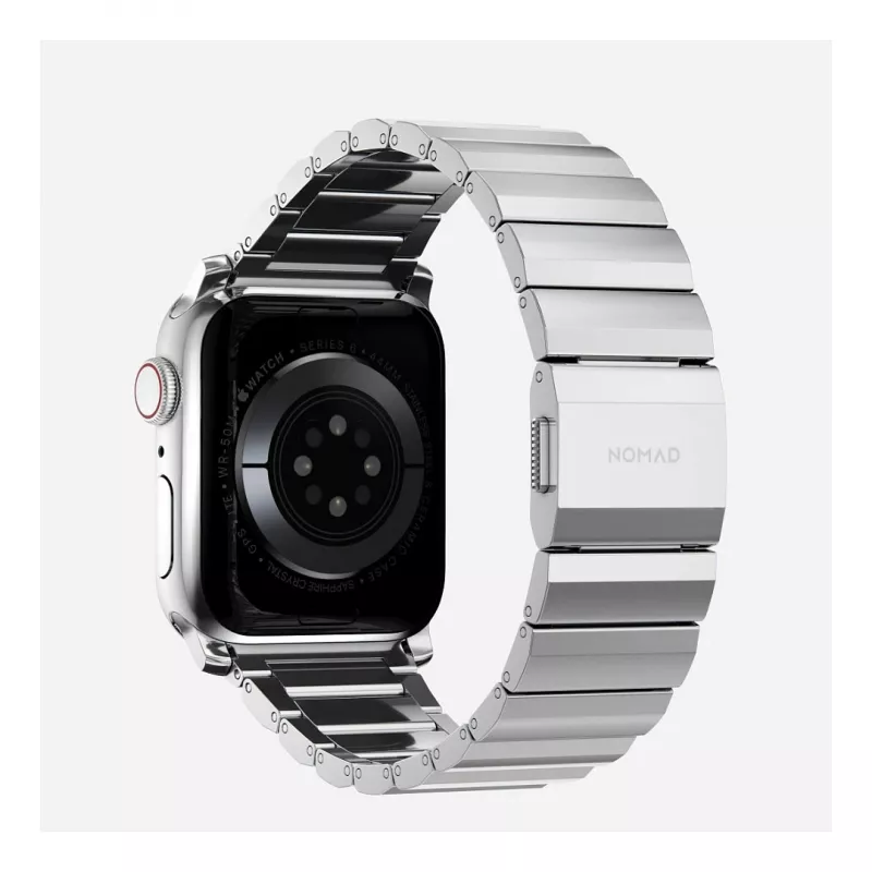 Cinturino Nomad NM1A4HSXS0 per sportwatch, acciaio inox, argento, larghezza 35 mm, 108,9 g