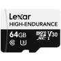 Scheda microSD High Endurance 64 GB C10 A1 U1 V30 100/35 MB/s