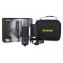 Shure SM4-K-KIT - Microfono a condensatore, polarizzazione esterna, impugnatura, pop filter, valigetta