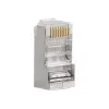 Lanberg PLS-5000 connettore per fili RJ-45 acciaio inox - trasparente (PLS-5000)