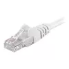 Wentronic Goobay cavo patch CAT 5e, U/UTP, Bianco, 0,25 m - miscela di rame CCA (68614)