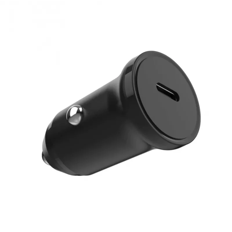 Caricabatterie USB-C da auto FIXED FIXCC20N-C-BK 20W, singolo connettore USB-C, compatto nero per presa 12V
