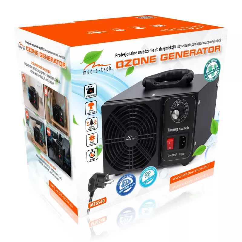 Generatore di ozono per disinfezione e purificazione dell'aria OZONE GENERATOR MT6540