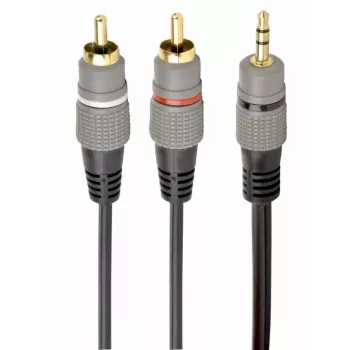 Cavo audio 3.5MM TO 2RCA 2.5M/GOLD CCA-352-2.5M GEMBIRD