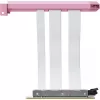 Cavo riser PCIe 5.0 Hyper HYTE ACC-HYTE-PCIE50-SM, 20 cm, rosa/bianco