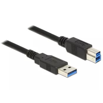 Cavo USB DeLOCK 85070 USB 3.2 Gen 1 5 m USB A USB B nero