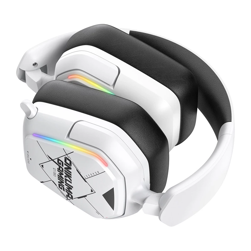 Cuffie con filo/wireless Onikuma GT883 bianche — connessione Bluetooth e con filo, design over-ear