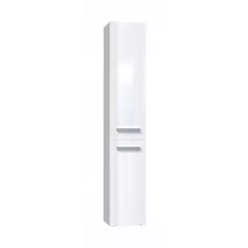 Mobile contenitore da bagno top e shop NEL II BIEL POŁ — a sé stante, 5 ripiani, 310×300×1740 mm, bianco