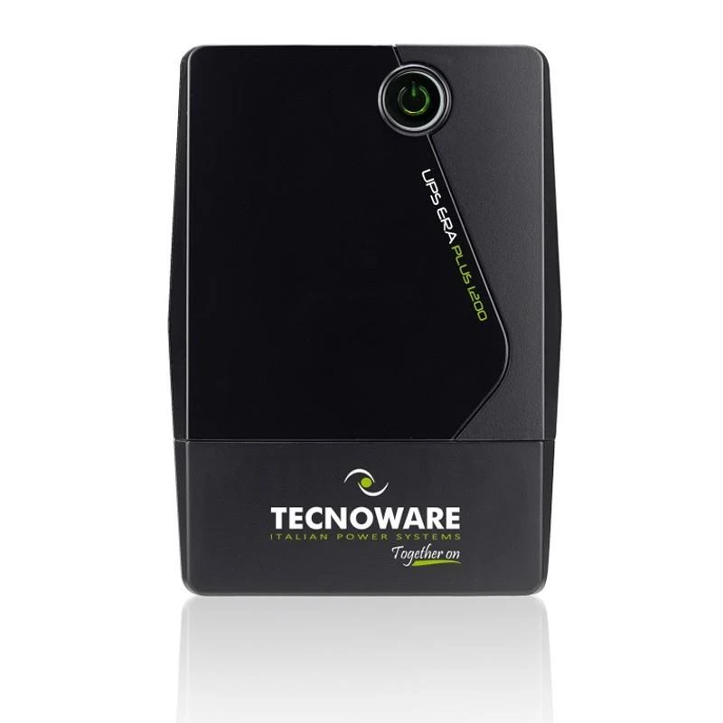 Tecnoware Era Plus 1600 FGCERAPL1602SCH gruppo di continuità UPS line-interactive, 1600 VA / 1200 W, onda sinusoidale, Schuko, batteria 12V 11Ah