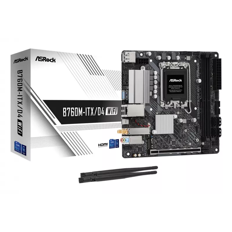 Scheda madre ASRock B760M-ITX/D4 WiFi Intel B760 LGA 1700 mini ITX