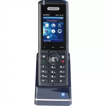AGFEO DECT 60 IP - telefono cordless aggiuntivo - DECT - nero