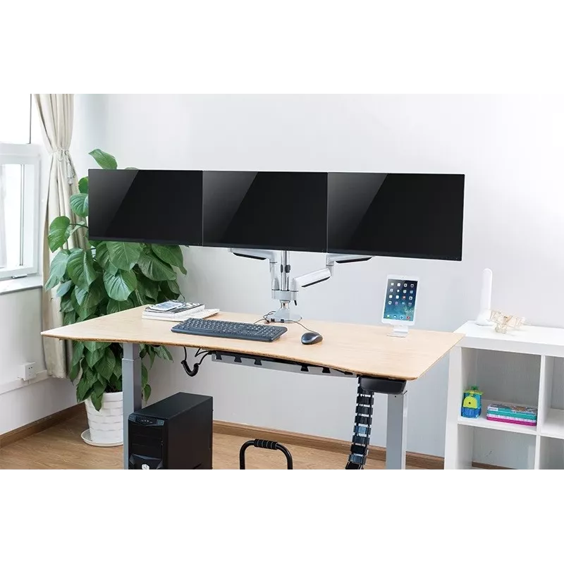 LogiLink BP0052 supporto / piedistallo per monitor 81,3 cm (32) da scrivania metallizzato