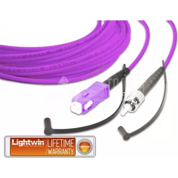 Lightwin cavo patch in fibra ottica simplex di alta qualità, MM OM4, SC – ST cavo patch in fibra ottica (LSP-50 SC-ST 2.0 OM4)